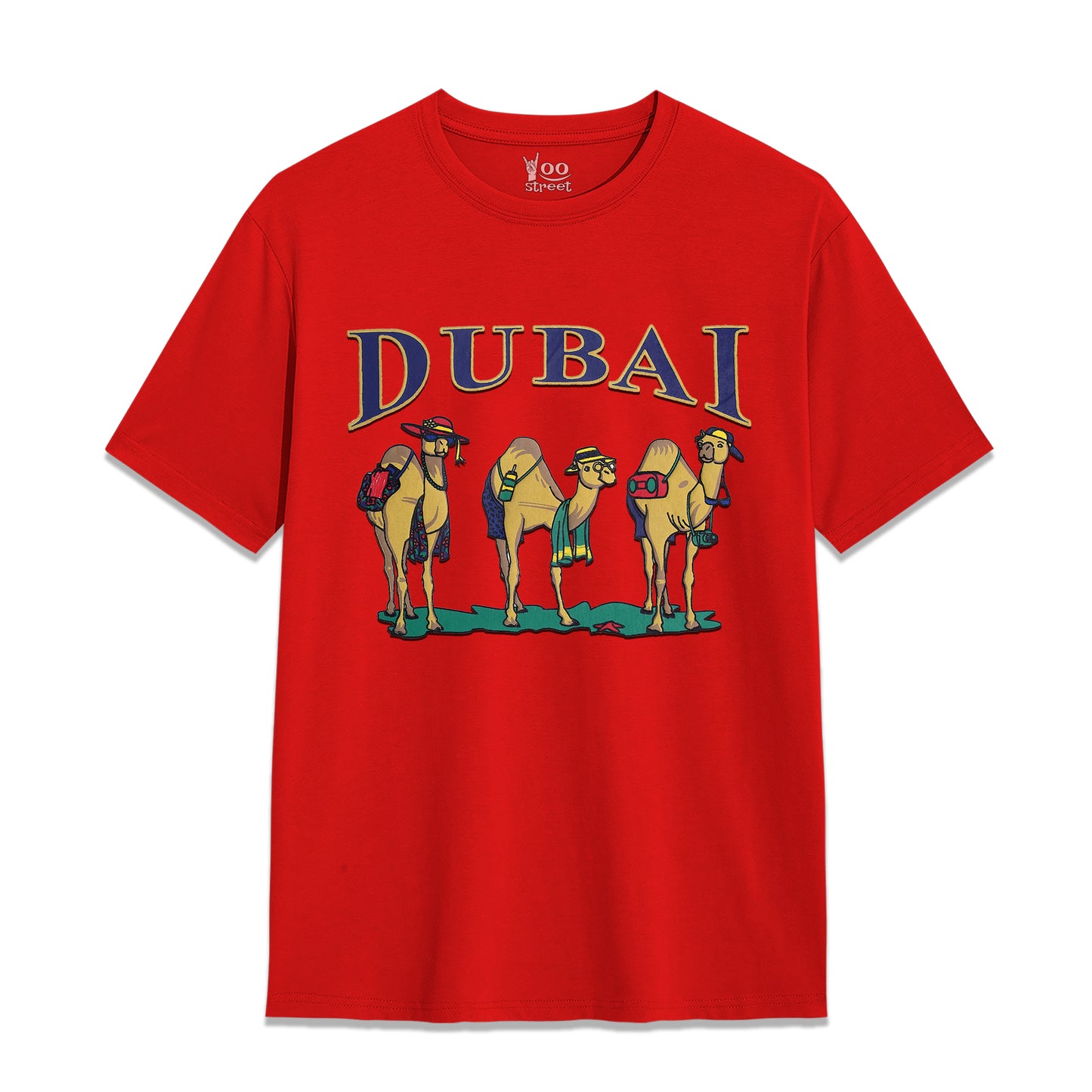 Dubai Camel Graphic T-Shirt – Fun UAE Souvenir Tee
