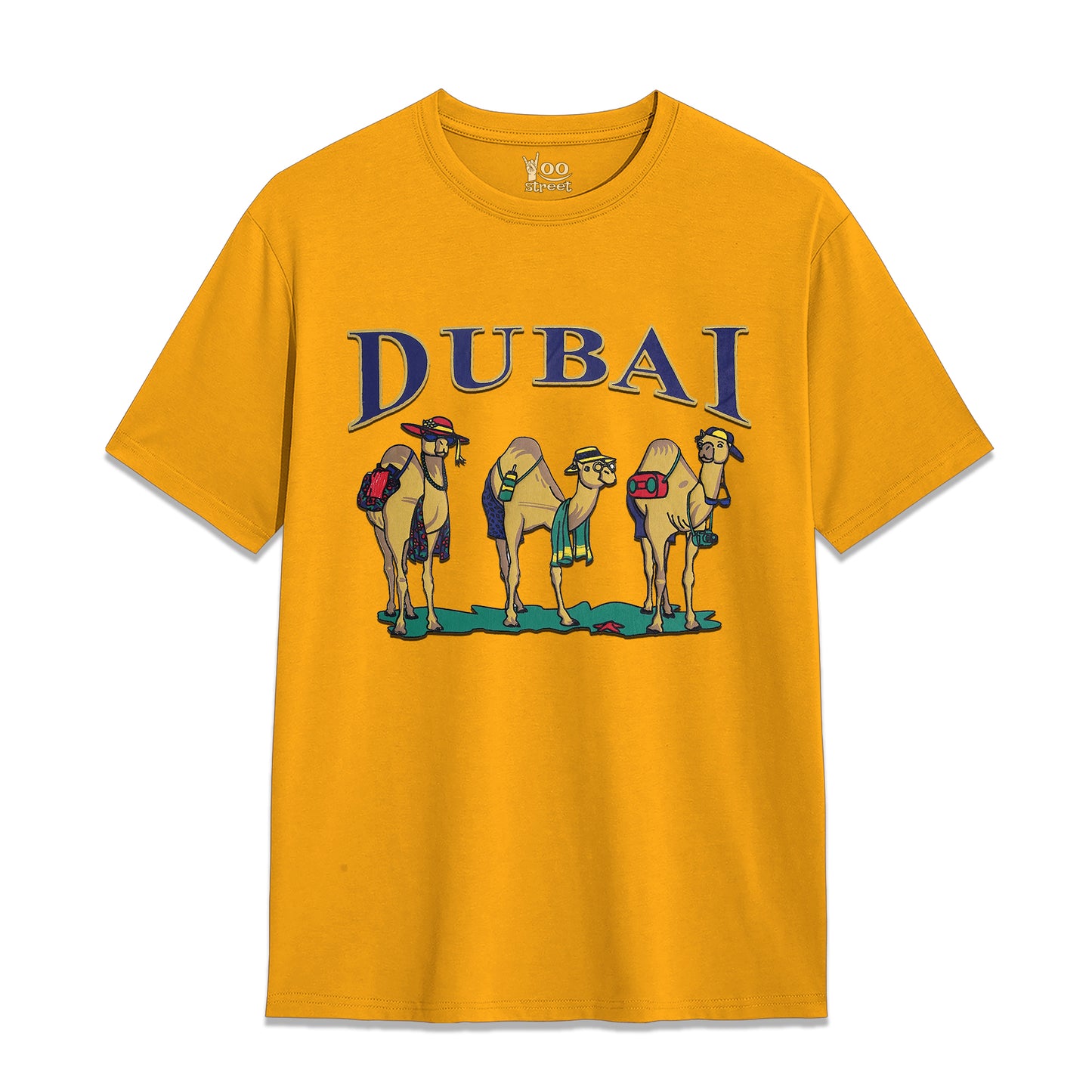 Dubai Camel Graphic T-Shirt – Fun UAE Souvenir Tee