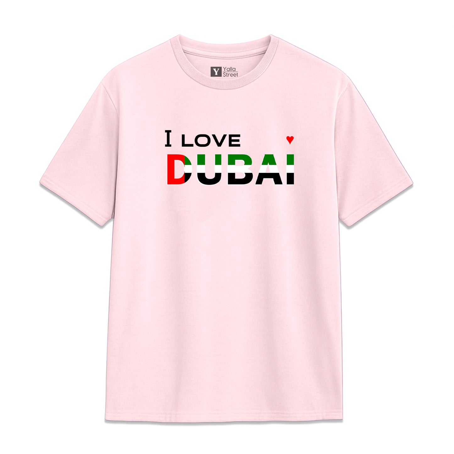 I Love Dubai T-Shirt – UAE Flag-Inspired Unisex Tee 100% National Pride Tee