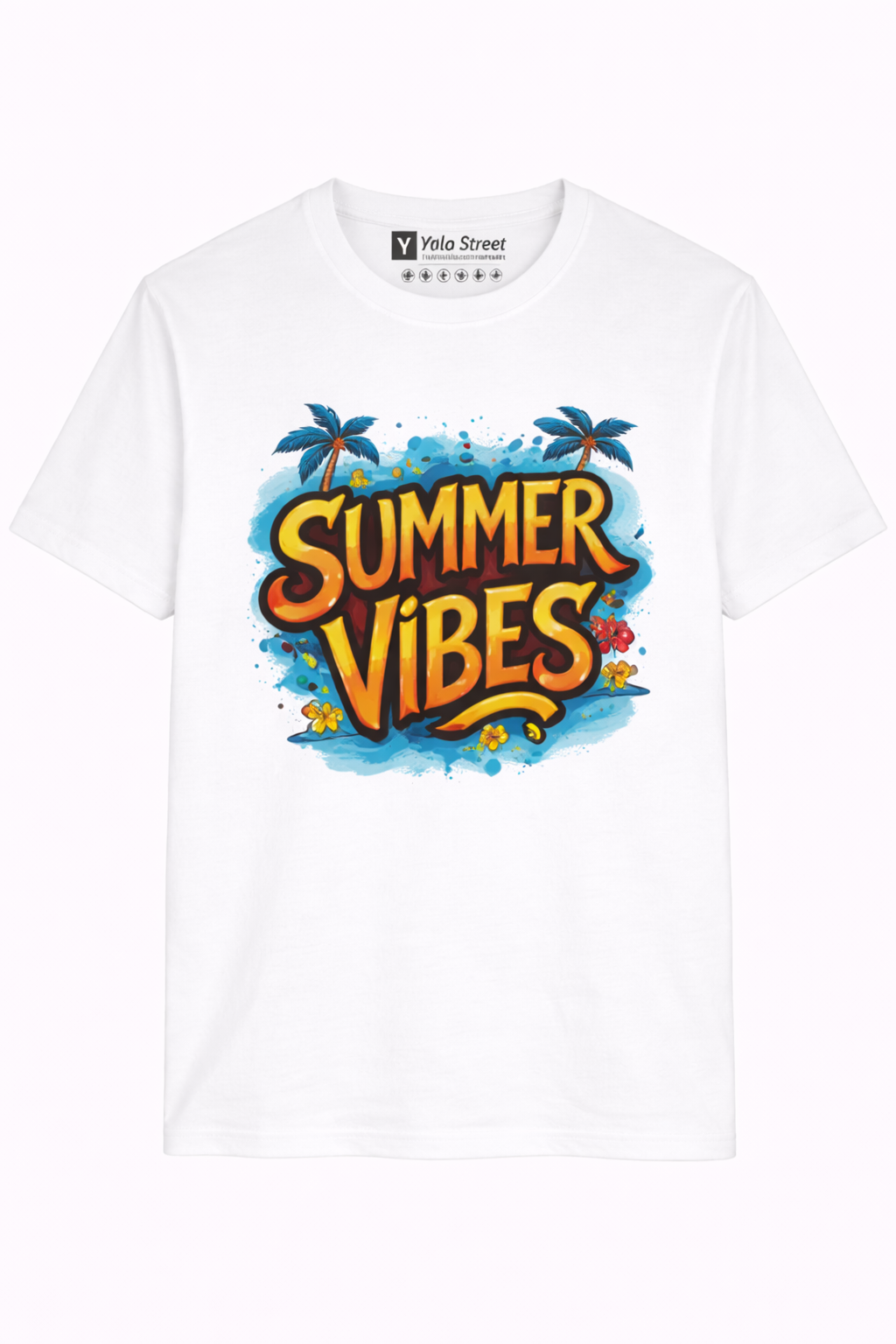 Summer Vibes Graphic T-Shirt – Bold Beach Style Cotton Tee | Unisex