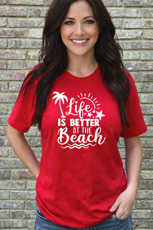 Life Is Better at the Beach T-Shirt – Summer Graphic Tee | Yalla Street