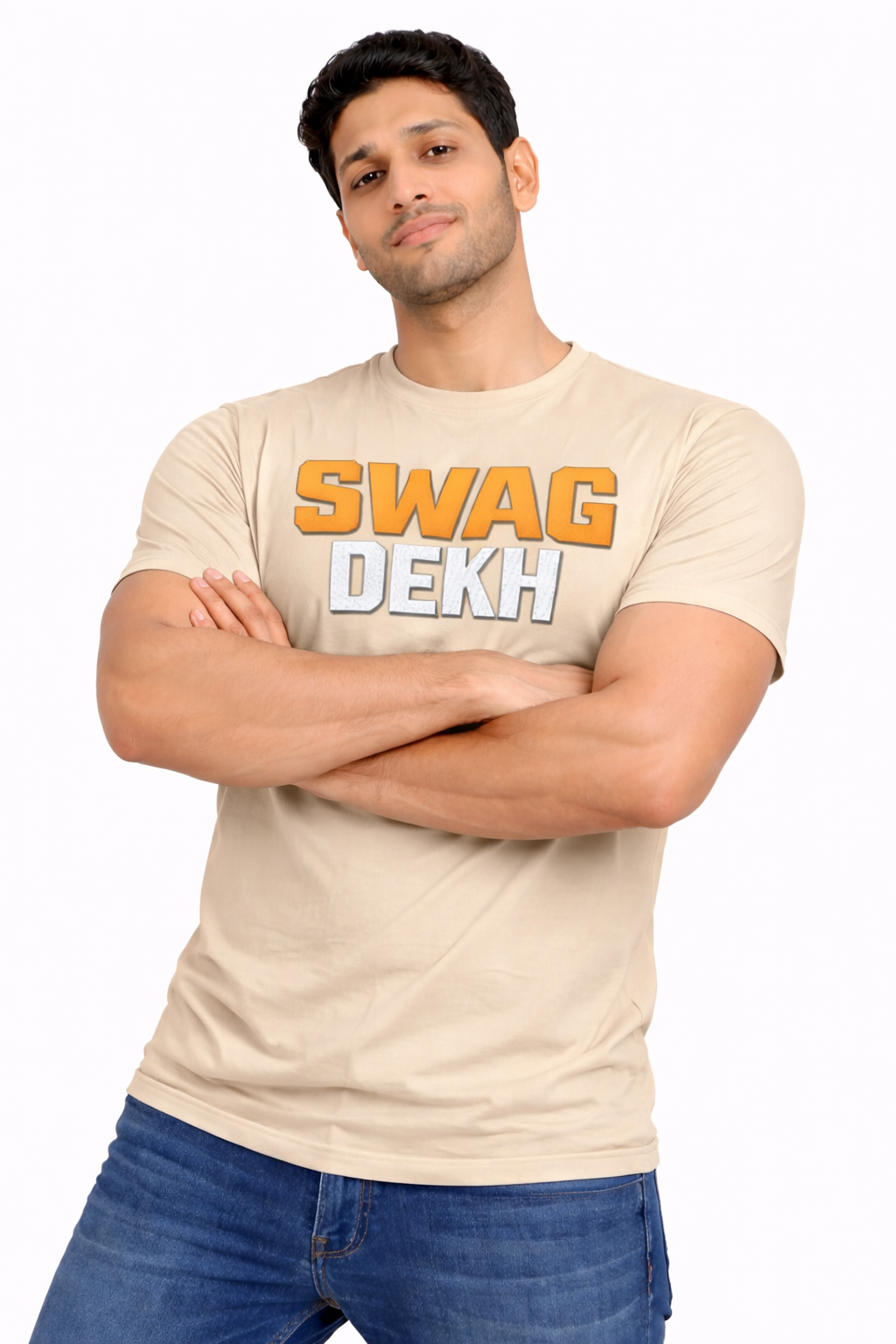 Swag Dekh Blue Graphic Unisex T-Shirt