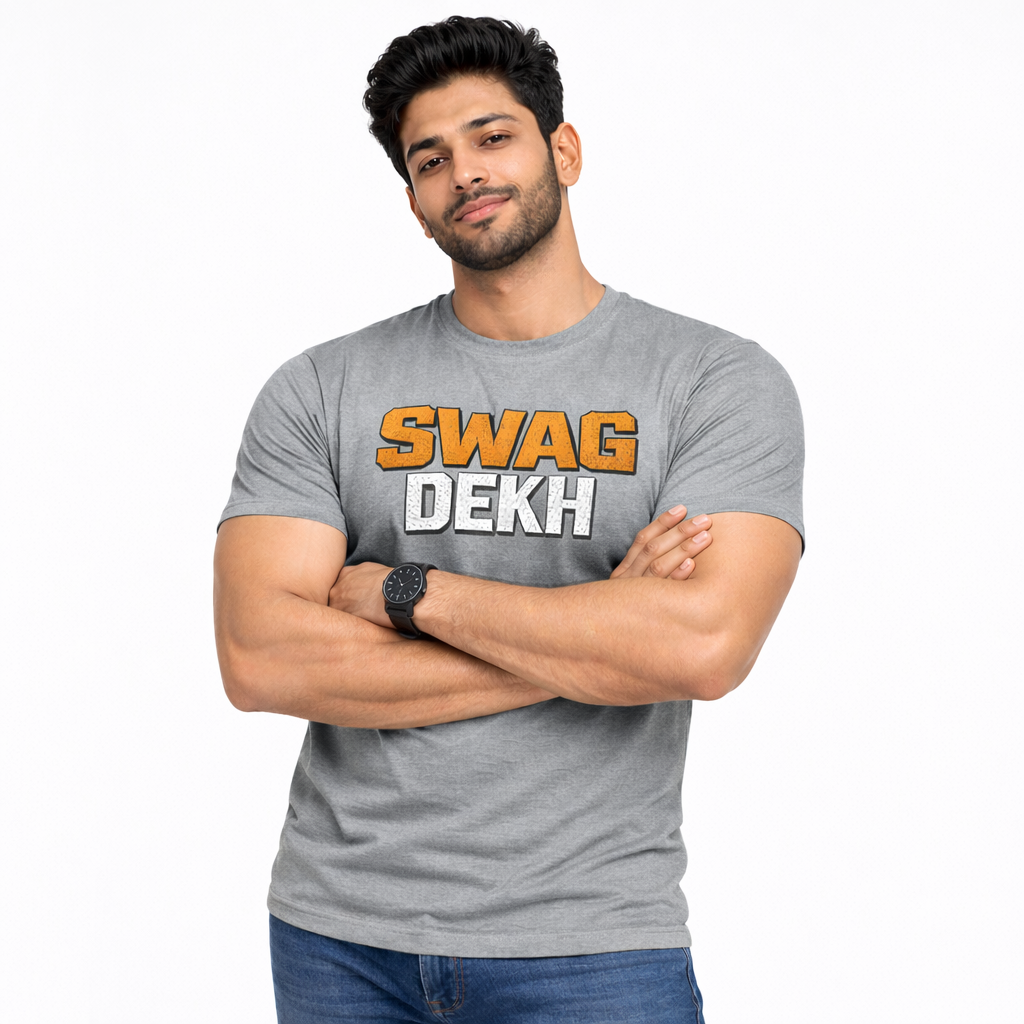 Swag Dekh Blue Graphic Unisex T-Shirt