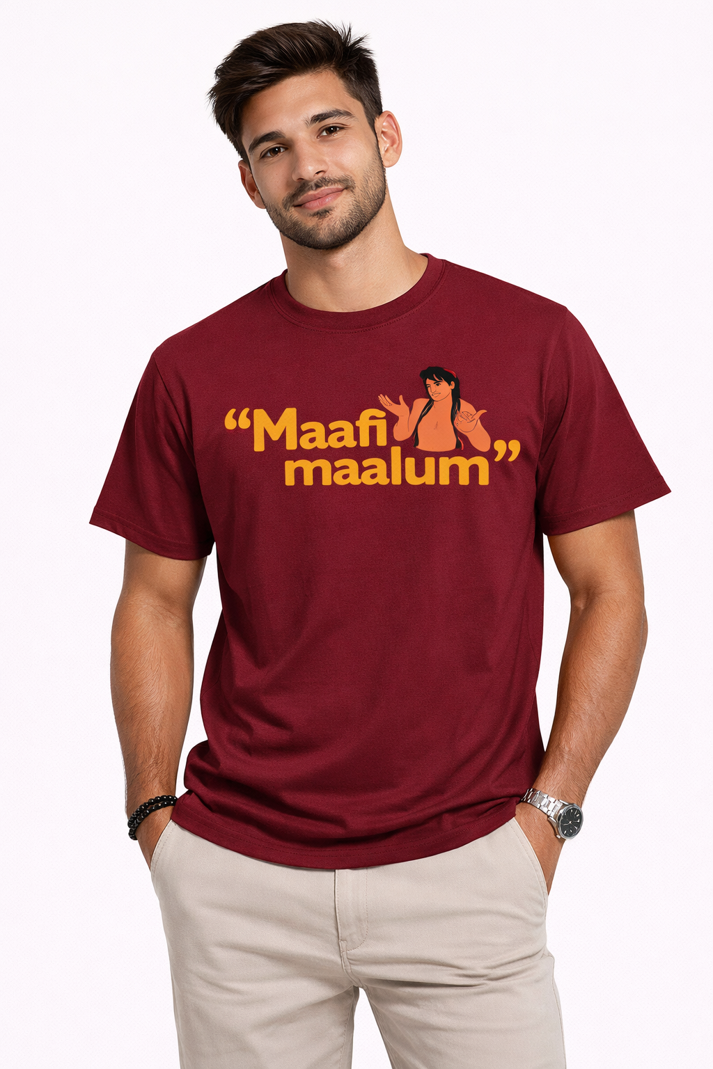 Maafi Maalum Funny Arabic Slang Unisex T-Shirt – Dubai Humor Graphic Tee | Yalla Street