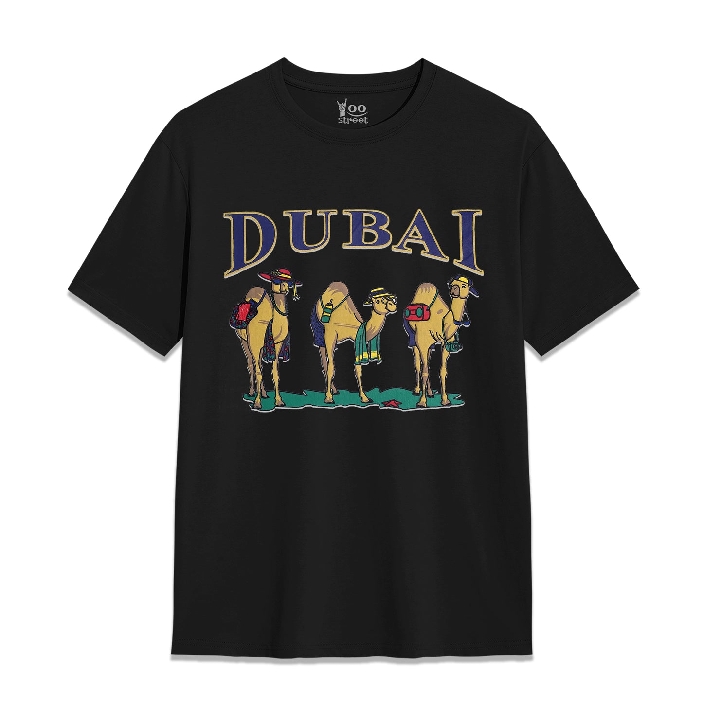 Dubai Camel Graphic T-Shirt – Fun UAE Souvenir Tee