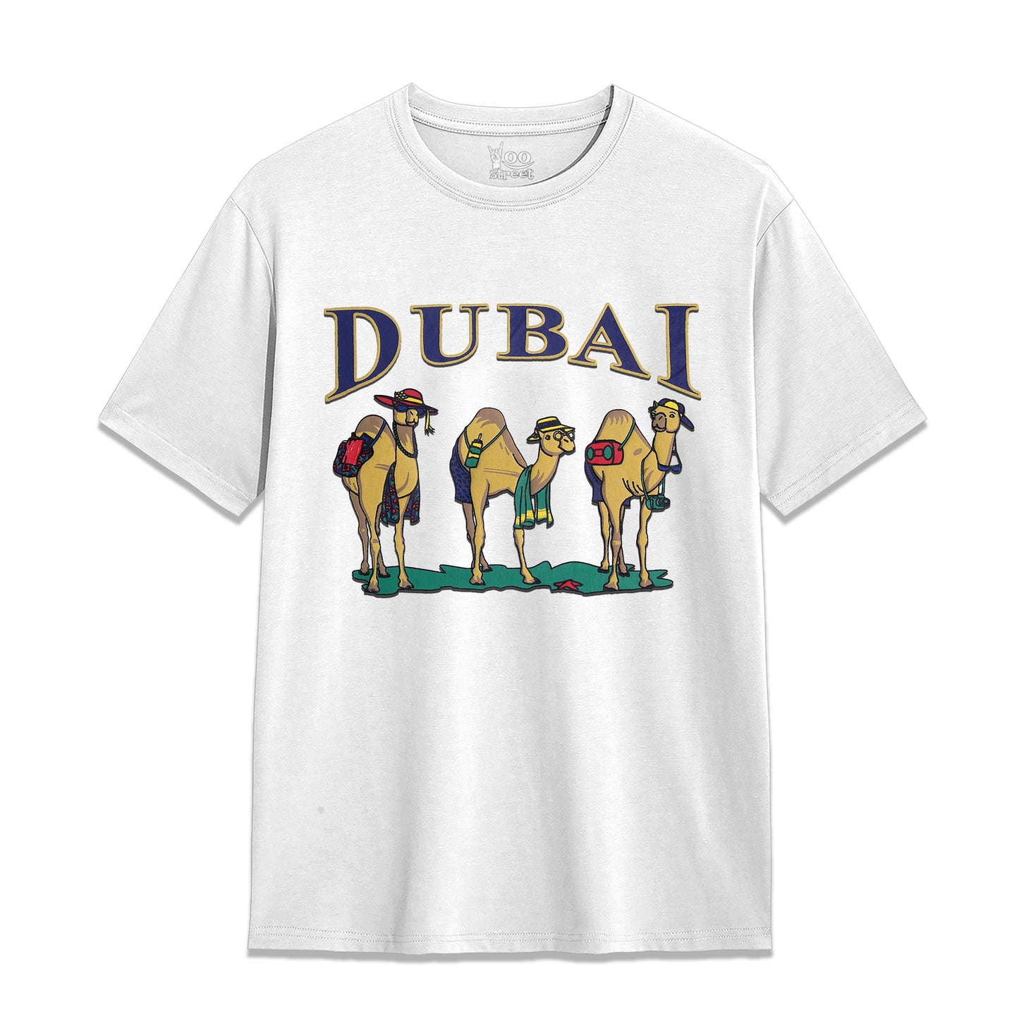 Dubai Camel Graphic T-Shirt – Fun UAE Souvenir Tee