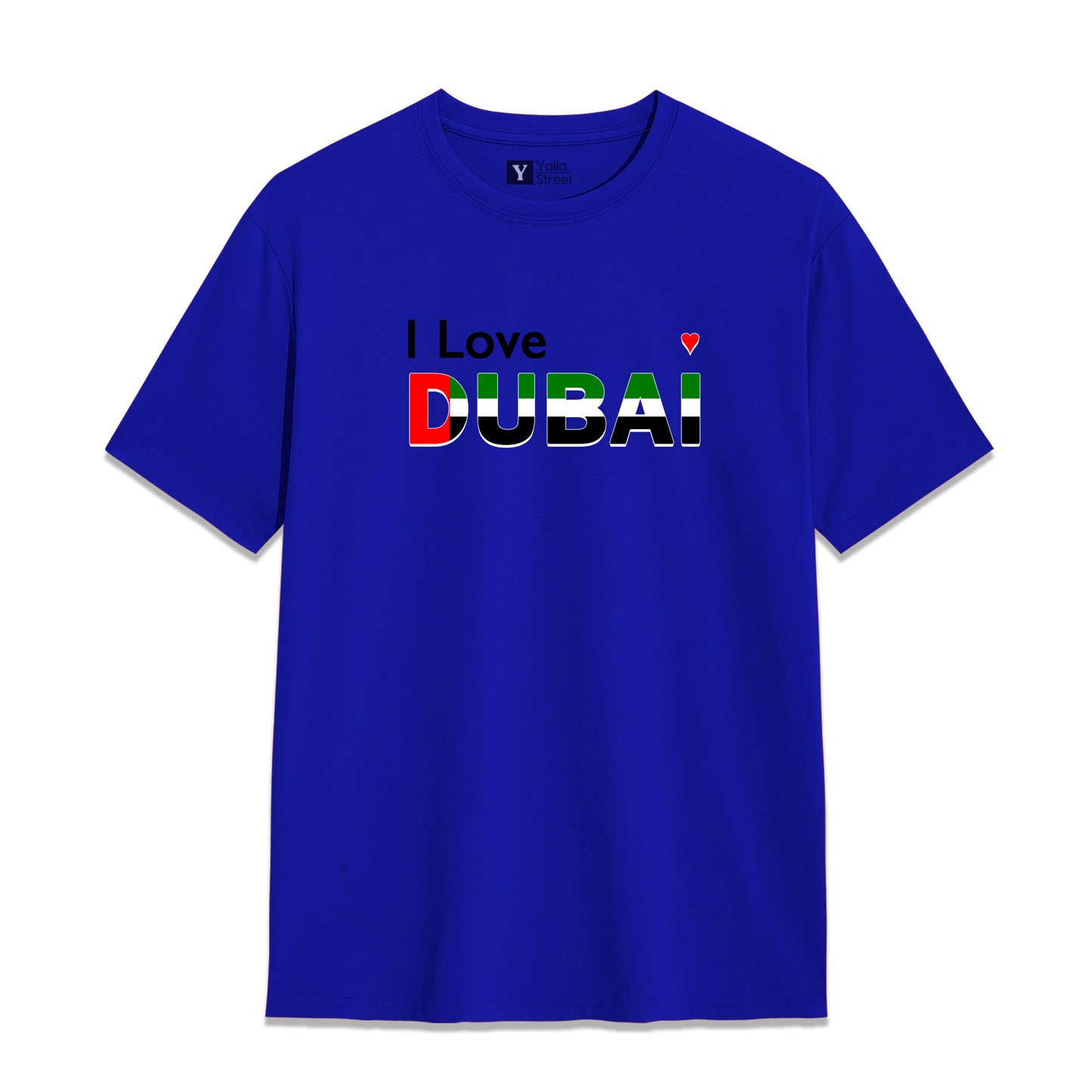 I Love Dubai T-Shirt – UAE Flag-Inspired Unisex Tee 100% National Pride Tee