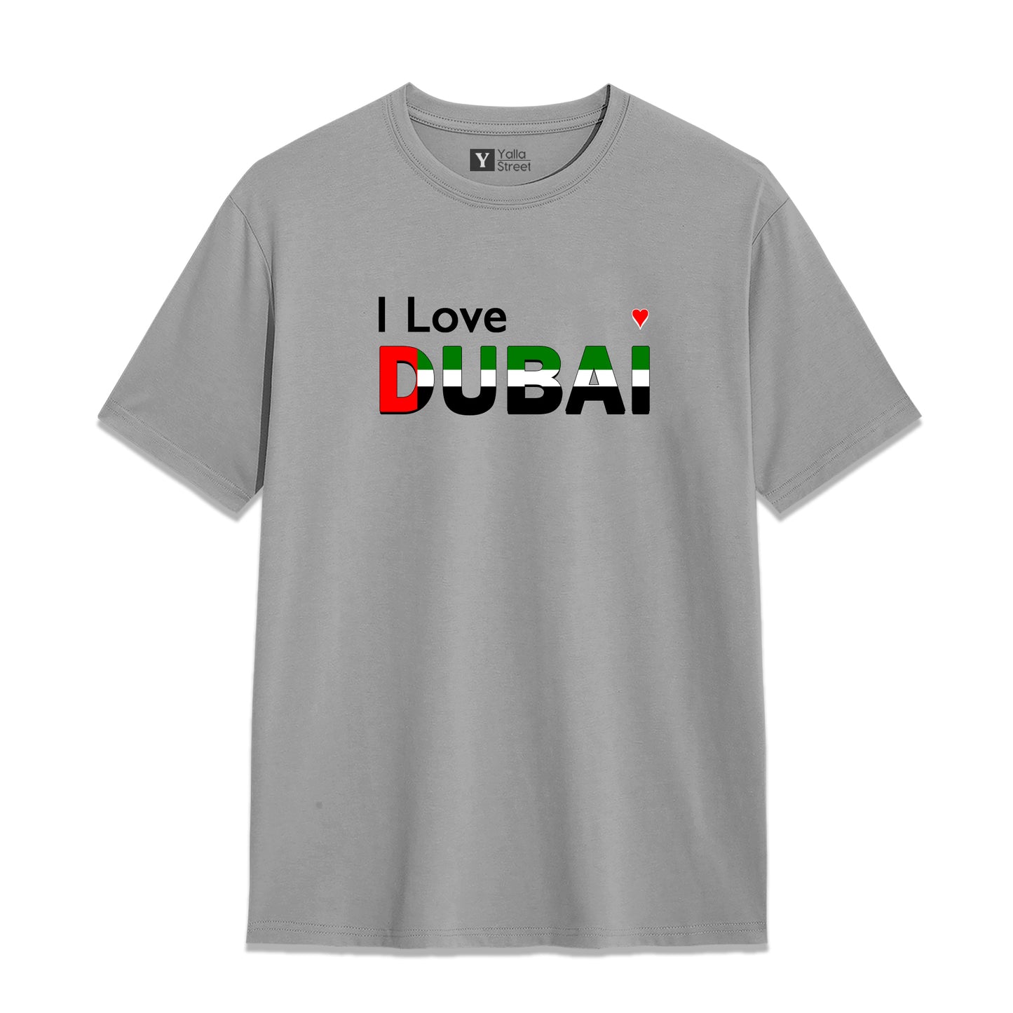I Love Dubai T-Shirt – UAE Flag-Inspired Unisex Tee 100% National Pride Tee