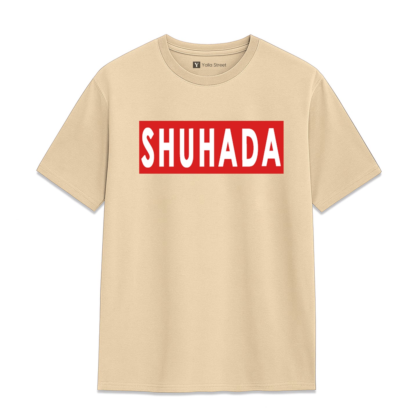 Shuhada Statement T-Shirt – Bold Typography Streetwear Tee | Green Graphic Unisex T-Shirt