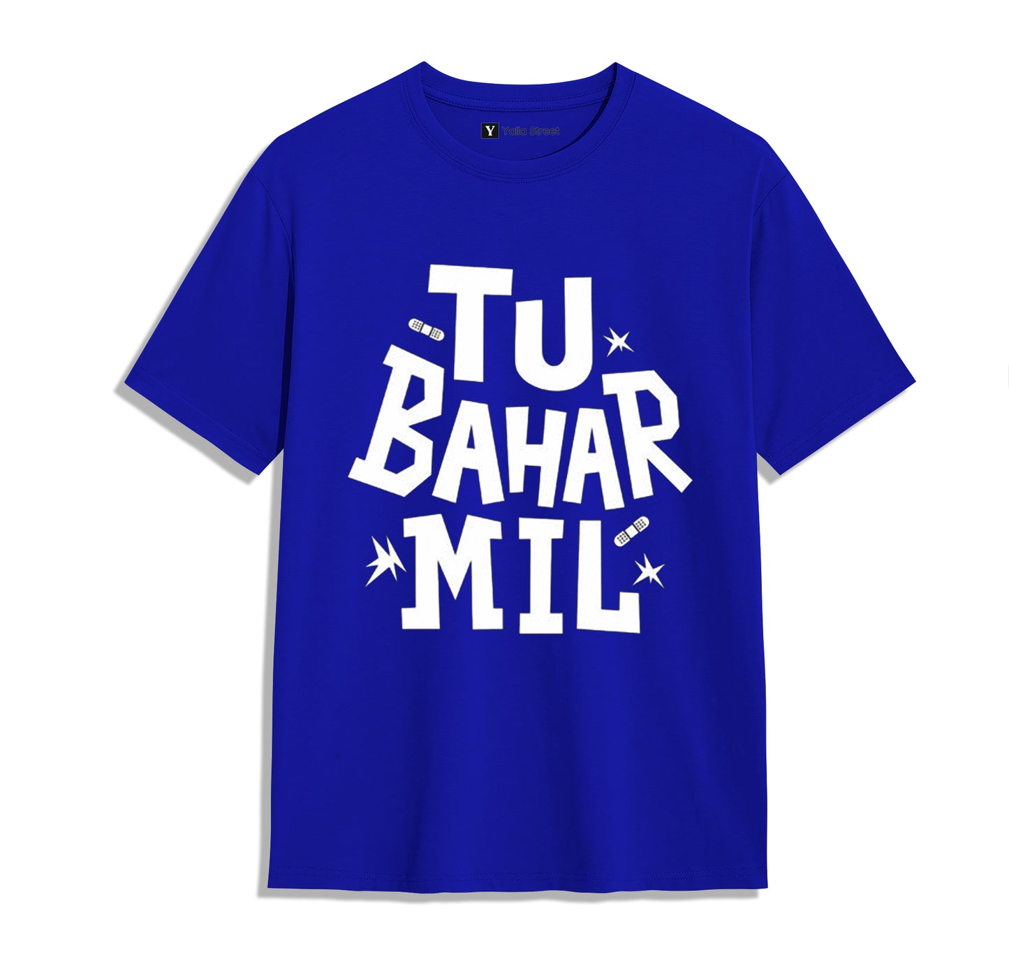 Tu Bahar Mil – Bold Attitude Graphic Unisex T-Shirt | Black | Yalla Street
