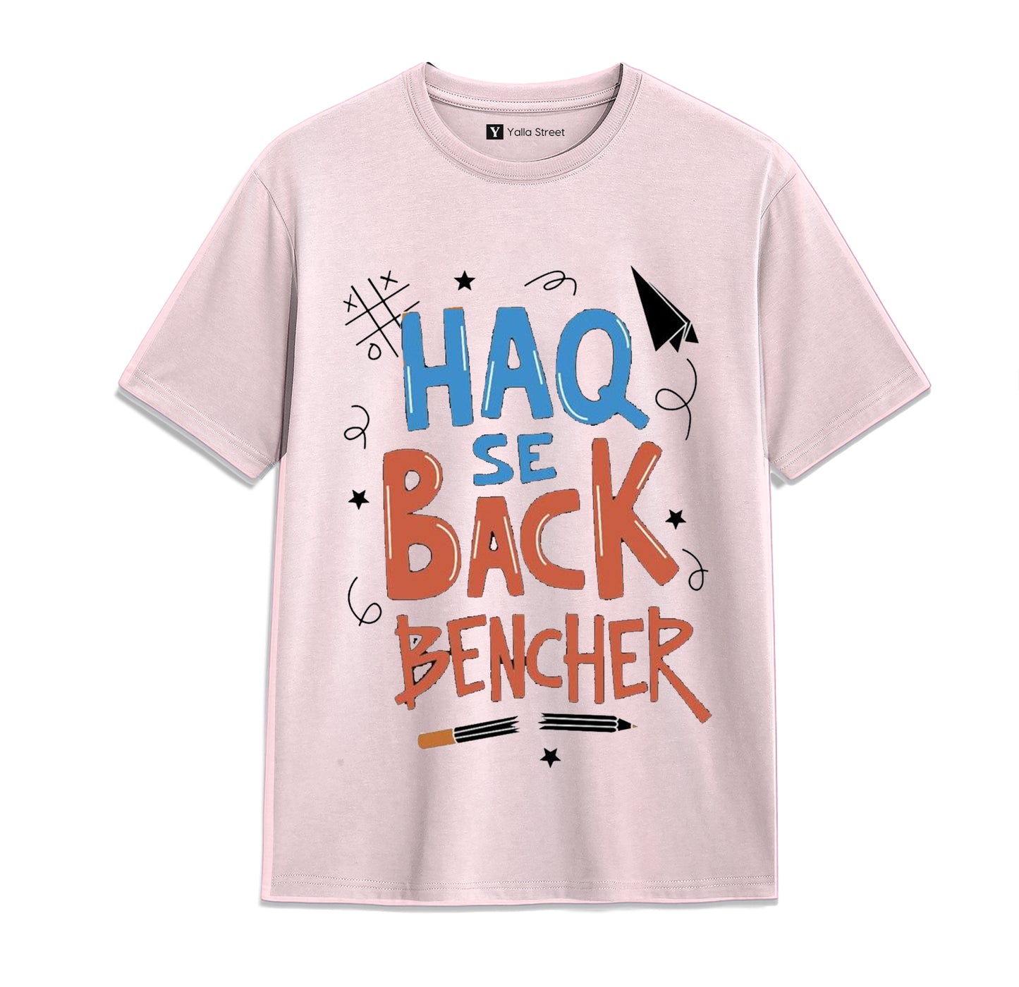 Haq Se Back Bencher Royal Blue Graphic Unisex T-Shirt