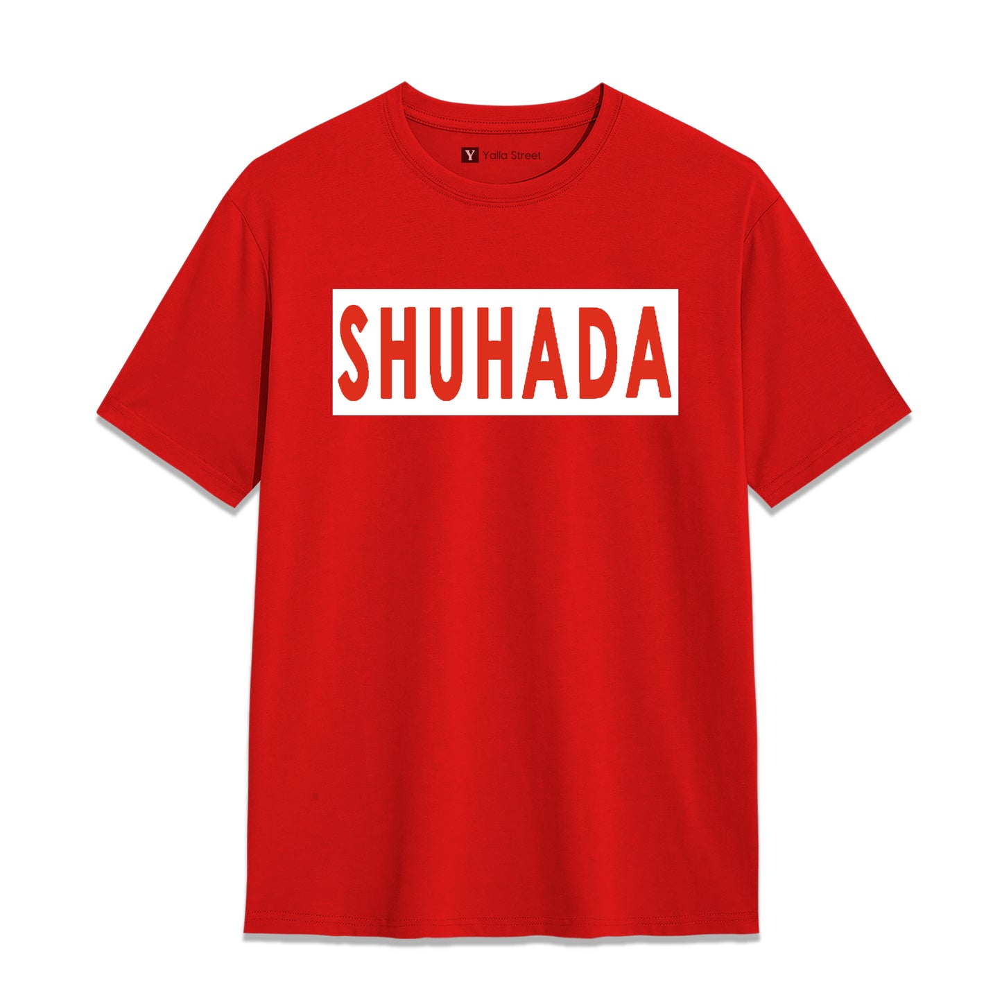 Shuhada Statement T-Shirt – Bold Typography Streetwear Tee | Green Graphic Unisex T-Shirt