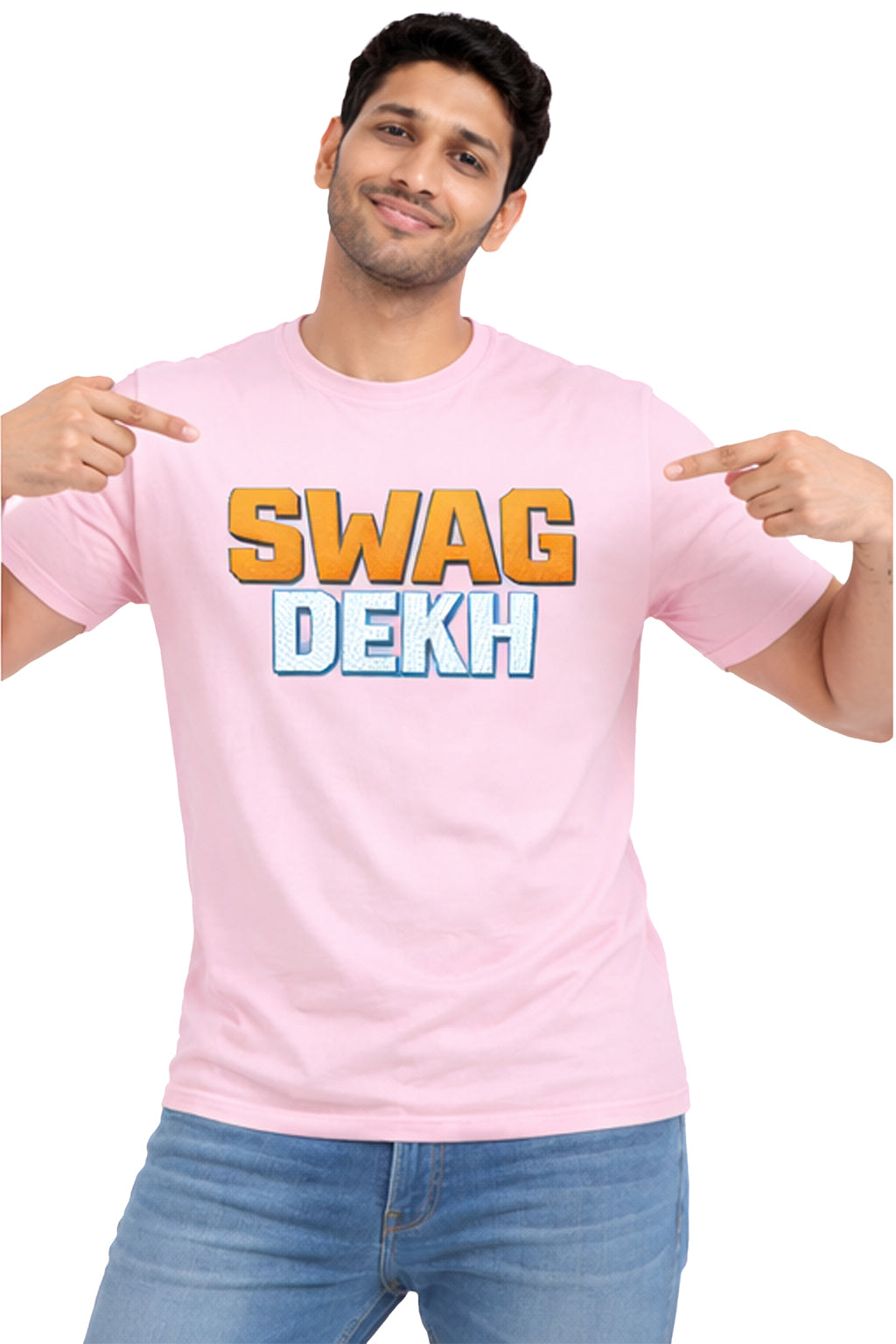 Swag Dekh Blue Graphic Unisex T-Shirt