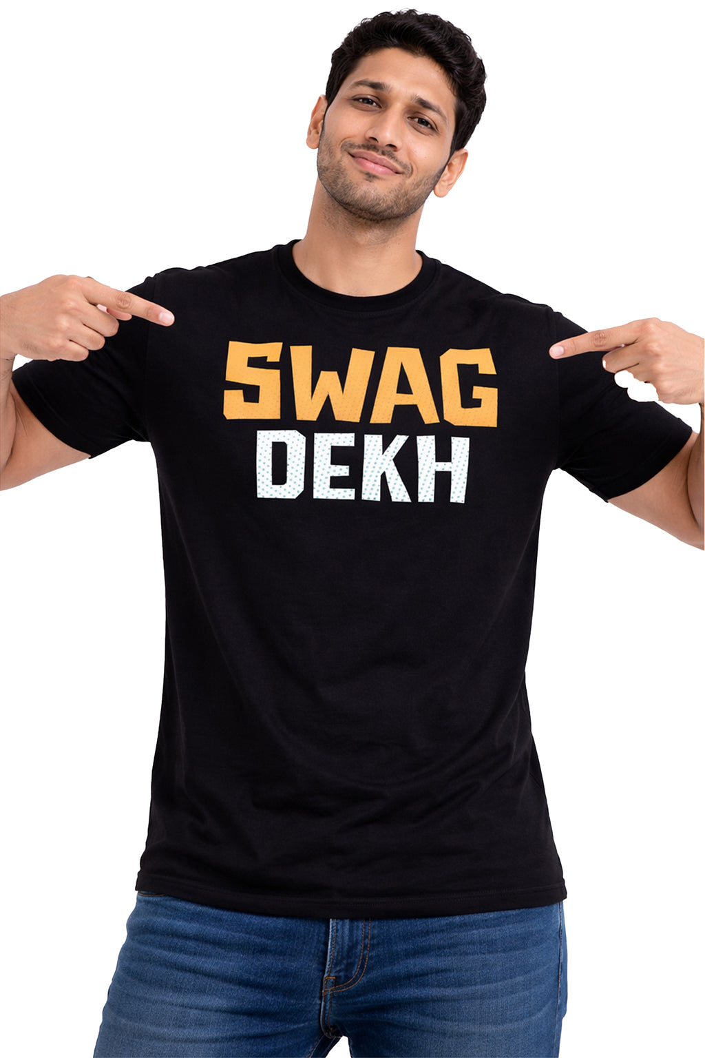 Swag Dekh Blue Graphic Unisex T-Shirt