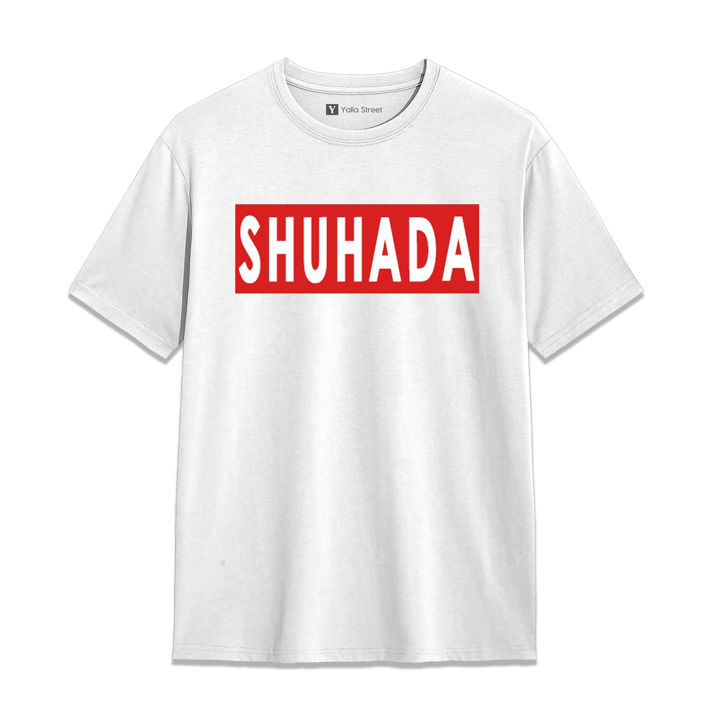 Shuhada Statement T-Shirt – Bold Typography Streetwear Tee | Green Graphic Unisex T-Shirt
