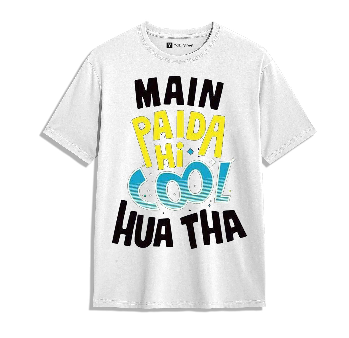 Main Paida Hi Cool Hua Tha Yellow Graphic Unisex T-Shirt